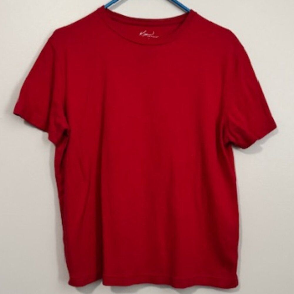 USED Woman's Kim Rogers Short Sleeve T Shirt Color Red Size Medium